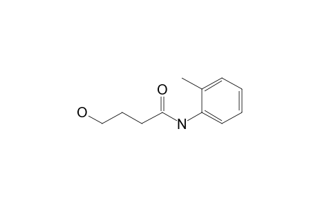 4-hydroxy-N-(2-methylphenyl)butanamide