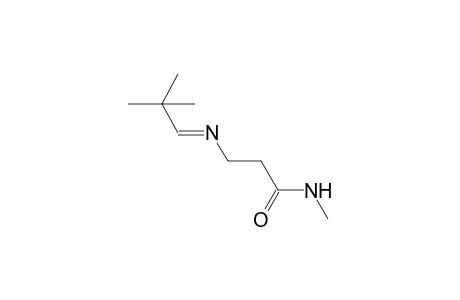 3-(2,2-Dimethyl-propylideneamino)-N-methyl-propionamide