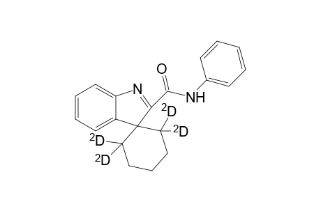 3-Spiro-2',2',6',6'-tetradeuterocyclohexane-3H-indole-2-carboxanilide