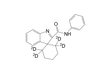 3-Spiro-2',2',6',6'-tetradeuterocyclohexane-3H-indole-2-carboxanilide