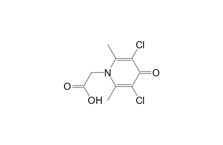 2-(3,5-dichloro-2,6-dimethyl-4-oxo-1-pyridinyl)acetic acid