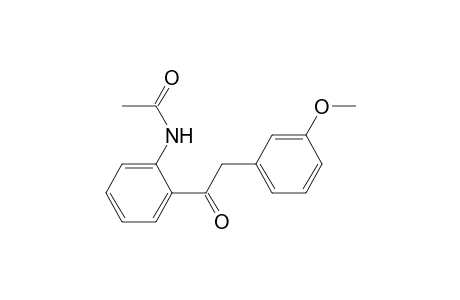 Acetamide, N-[2-[(3-methoxyphenyl)acetyl]phenyl]-