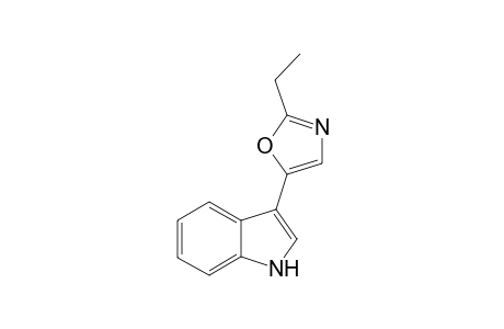 1H-indole, 3-(2-ethyl-5-oxazolyl)-