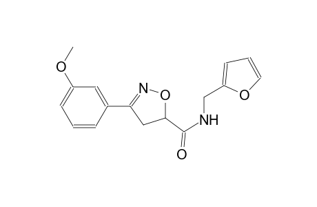 5-isoxazolecarboxamide, N-(2-furanylmethyl)-4,5-dihydro-3-(3-methoxyphenyl)-