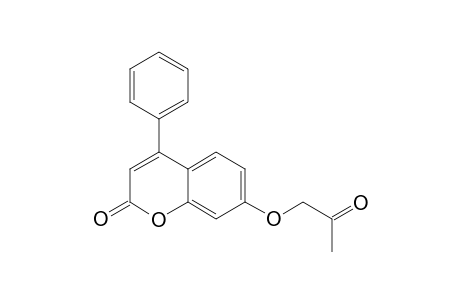 7-(2-oxopropoxy)-4-phenyl-2H-chromen-2-one