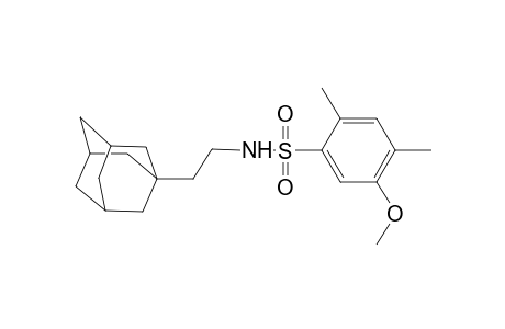 Benzenesulfonamide, N-[2-(1-adamantyl)ethyl]-2,4-dimethyl-5-methoxy-