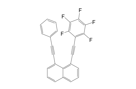 1-[(Pentafluorophenyl)ethynyl]-8-(phenylethynyl)-naphthalene