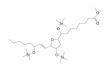 2-Furanoctanoic acid, tetrahydro-.eta.,4-bis[(trimethylsilyl)oxy]-5-[3-[(trimethylsilyl)oxy]-1-octenyl]-, methyl ester