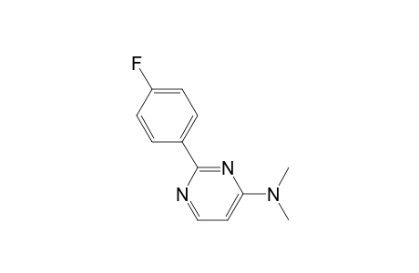 4-DIMETHYLAMINO-2-(PARA-FLUOROPHENYL)PYRIMIDINE