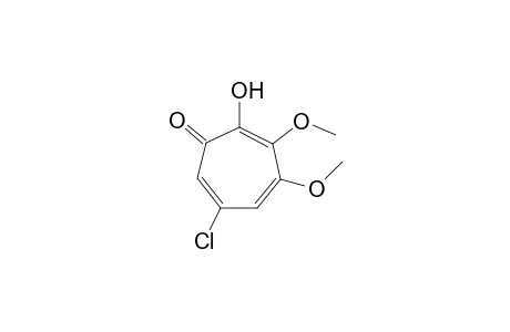 6-chloranyl-3,4-dimethoxy-2-oxidanyl-cyclohepta-2,4,6-trien-1-one