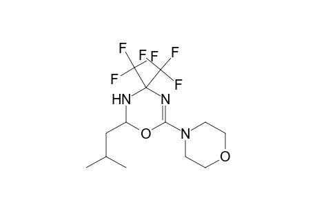 2-Isobutyl-6-(4-morpholinyl)-4,4-bis(trifluoromethyl)-3,4-dihydro-2H-1,3,5-oxadiazine