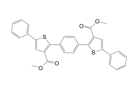 2,2'-(1,4-Phenylen)bis(5-phenyl-3-thiophencarboxylate-methylester)