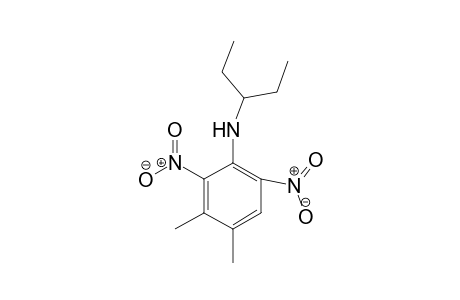 PENDIMETHALIN;N-(1-ETHYLPROPYL)-3,4-DIMETHYL-2,6-DINITROBENZENAMINE