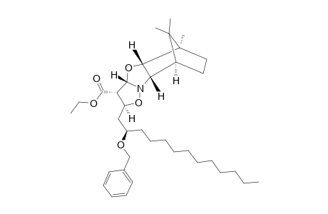 #8;(2S,3S,3AS,4AS,5R,8S,8AR,2'R)-2-(2'-PHENYLMETHYLOXYTRIDECYL)-5,10,10-TRIMETHYL-5,8-METHANO-OCTAHYDRO-2H-ISOXAZOLO-[3,2-B]-BENZOXAZOLE-3-CARBOXYLIC-ACID-ETHY