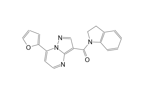 3-(2,3-dihydro-1H-indol-1-ylcarbonyl)-7-(2-furyl)pyrazolo[1,5-a]pyrimidine