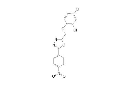 2-(2,4-Dichlorophenoxymethyl)-5-(4-nitrophenyl)-1,3,4-oxadiazole