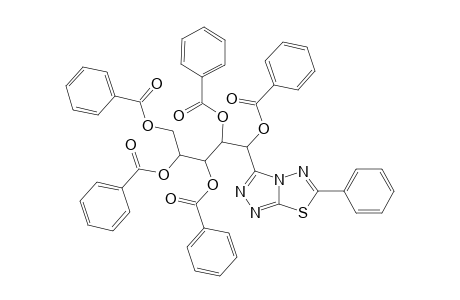 3-(1,2,3,4,5-PENTA-O-BENZOYL-D-GALACTO-ALDITOL-1-YL)-6-PHENYL-1,2,4-TRIAZOLO-[3,4-B]-1,3,4-THIADIAZOLE