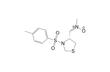 N-methyl-1-[(4R)-3-(4-methylphenyl)sulfonyl-1,3-thiazolidin-4-yl]methanimine oxide