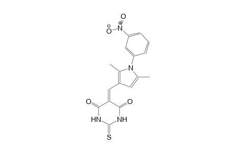 5-{[2,5-dimethyl-1-(3-nitrophenyl)-1H-pyrrol-3-yl]methylene}-2-thioxodihydro-4,6(1H,5H)-pyrimidinedione