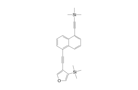 1-[(Trimethylsilyl)ethynyl]-8-[(4'-(trimethylsilyl)-3'-furanylethynyl]naphthalene