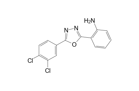 2-(o-aminophenyl)-5-(3,4-dichlorophenyl)-1,3,4-oxadiazole