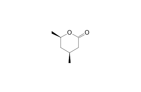 (4S,6R)-4,6-Dimethyl-3,4,5,6-tetrahydro-2H-pyran-2-one