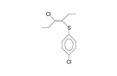 (E)-3-(4-CHLOROBENZENESULFENYL)-4-CHLORO-3-HEXENE