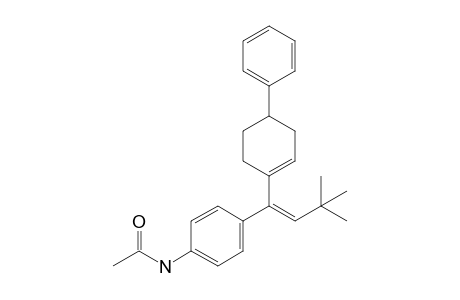 1-(4'-Acetamidophenyl)-3,3-dimethyl-1-(4"-phenylcyclohex-1"-enyl)-1-butene