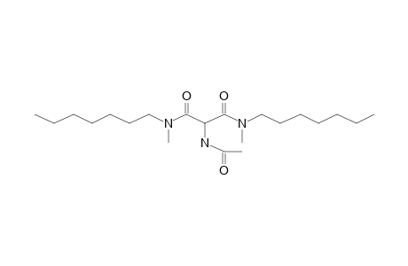 2-Acetamidomalonamide, N,N'-diheptyl-N,N'-dimethyl-