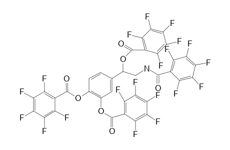 Noradrenaline, N,o,o,o-tetrakis(pentafluorobenzoyl)-