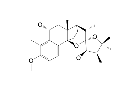 BLAZEISPIROL-G;(20S,22S,23R,24S)-14-BETA,22:22,25-DIEPOXY-5-METHOXY-DES-A-ERGOSTA-5,7,9-TRIENE-11-ALPHA,23-DIOL