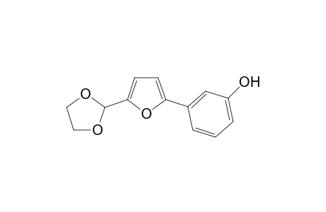 3-(5-(1,3-Dioxolan-2-yl)furan-2-yl)phenol