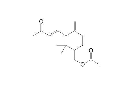 4-{3'-[(Acetoxymethyl]-2',2'-dimethyl-6'-methylidenecyclohexyl}but-3-en-2-one