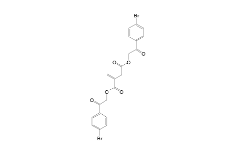 Bis[2-(4-bromophenyl)-2-oxoethyl] 2-methylenesuccinate