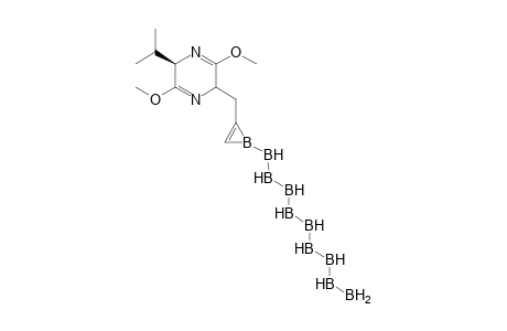 3,6-Dimethoxy-2-isopropyl-5-(1,2-dicarba-close-dodecaboran(12)-1-yl)methyl-2,5-dihydropyrazine