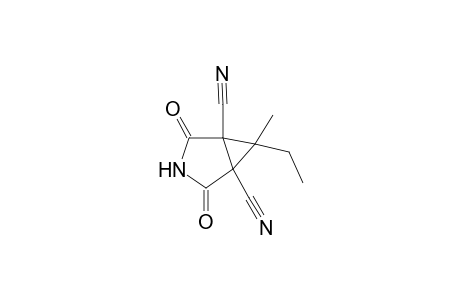 3-Azabicyclo[3.1.0]hexane-1,5-dicarbonitrile, 6-ethyl-6-methyl-2,4-dioxo-