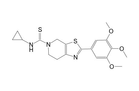 thiazolo[5,4-c]pyridine-5(4H)-carbothioamide, N-cyclopropyl-6,7-dihydro-2-(3,4,5-trimethoxyphenyl)-