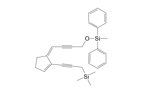 (Z)-5-[4-(METHYLDIPHENYLSILYLOXY)-2-BUTYNYLIDENE]-1-[3-(TRIMETHYLSILYL)-1-PROPYNYL]-1-CYCLOPENTENE