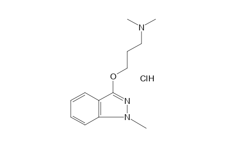 3-[3-(dimethylamino)propoxy]-1-methyl-1H-indazole, hydrochloride
