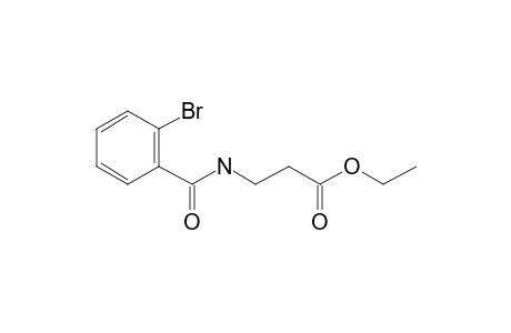 .beta.-Alanine, N-(2-bromobenzoyl)-, ethyl ester