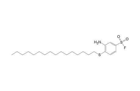 4-(hexadecylthio)metanilyl fluoride