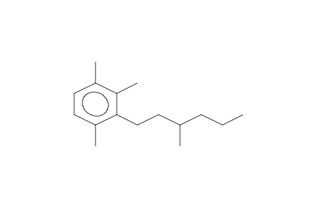 Benzene, 1,2,4-trimethyl-3-(3-methylhexyl)-