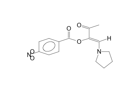 3-BUTEN-2-ONE, 3-[(4-NITROBENZOYL)OXY]-4-(1-PYRROLIDINYL)-