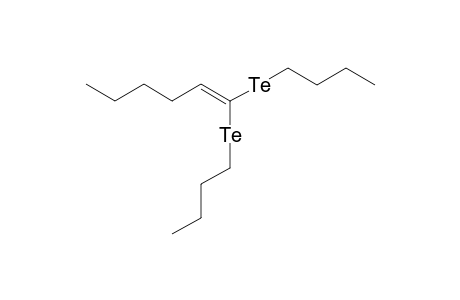 1,1-bis(butyltellanyl)hex-1-ene