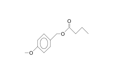 butyric acid, p-methoxybenzyl ester