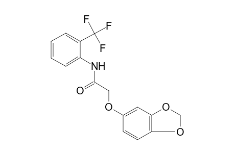 2-(Benzo[1,3]dioxol-5-yloxy)-N-(2-trifluoromethyl-phenyl)-acetamide