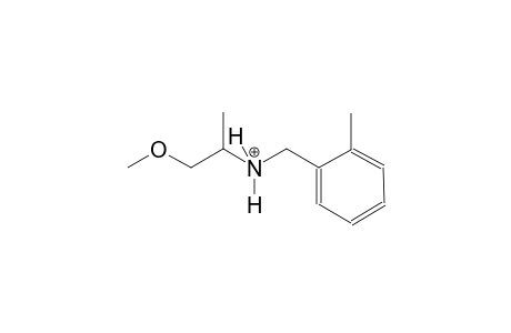 1-methoxy-N-(2-methylbenzyl)-2-propanaminium