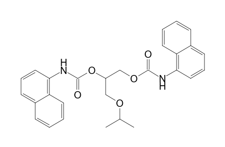 3-Isopropoxy-1,2-propanediol, bis(1-naphthalenecarbamate)