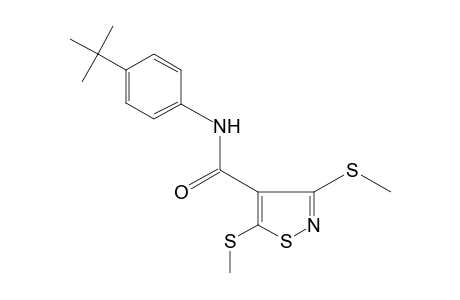 3,5-bis(methylthio)-4'-tert-4-isothiazolecarboxanilide