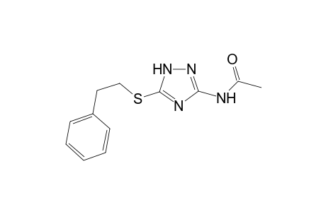 N-(5-[(2-Phenylethyl)sulfanyl]-1H-1,2,4-triazol-3-yl)acetamide